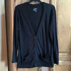 Old Navy Sz M Black Cardigan